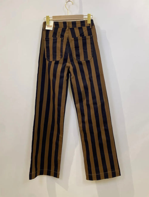 Jeans "Sripes" choco/navy