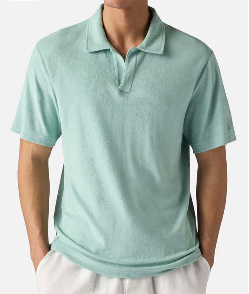 Frottee Polo Shirt Jeremy sage
