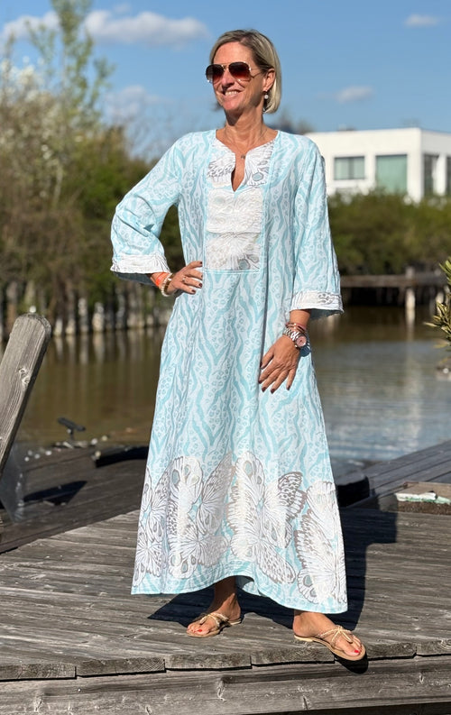 Kaftan Dress "Hera" iceblue