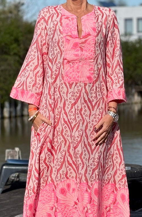 Kaftan Dress "Hera" red