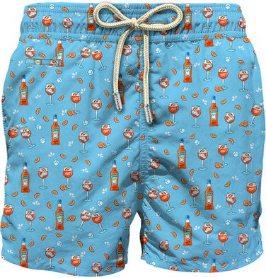 Swimshort "Double Spritz" Aperol Sonder Edition light blue