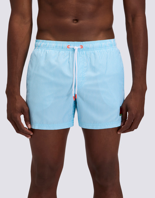 Boardhhort 14 inch REPREVE® RECYCLED POLYESTER WITH JUICY STRIPE PRINT AND FRUIT EMBROIDERY