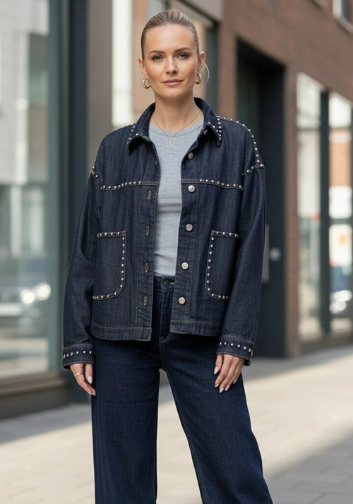 Miss Goodlife Jeans Hemd/Jacke Studs