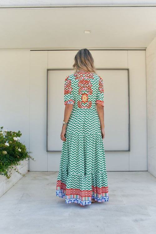 Maxi Dress Tessa "Zig Zag"