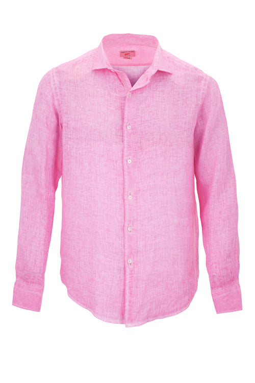 Leinen Hemd Positano pink
