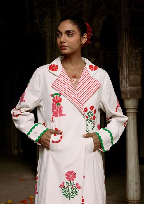 Palace Coat Jodhpur Red