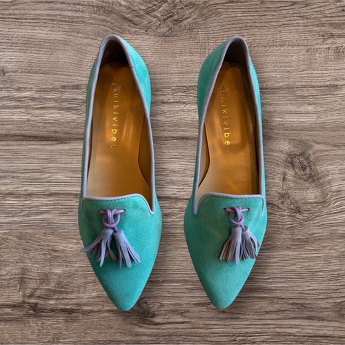 Tassel Loafer Celeste/Glicine