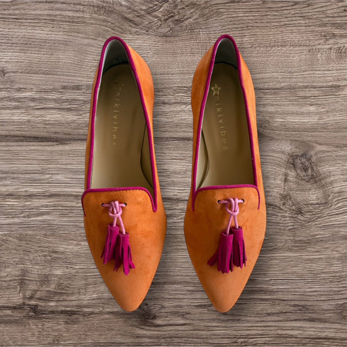 Tassel Loafer Arancio/Fuxia