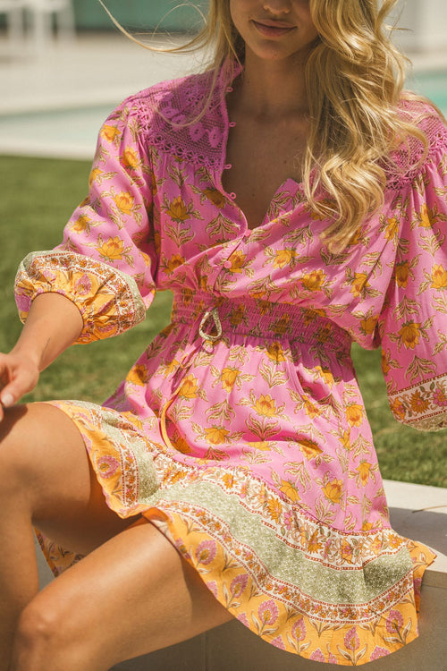 Mini Dress Pink Charm