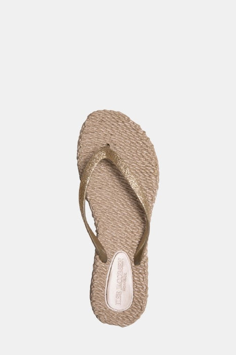 Ilse Jacobsen Flip Flops Glitter platin