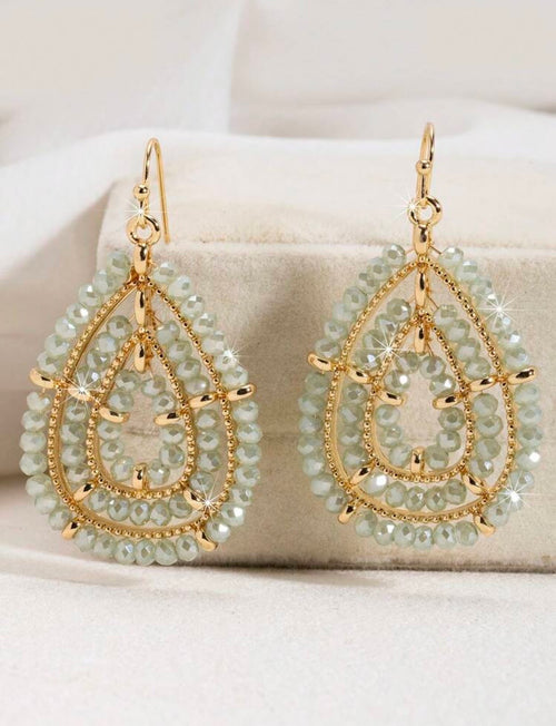 Ohrhänger "Principessa" seagreen