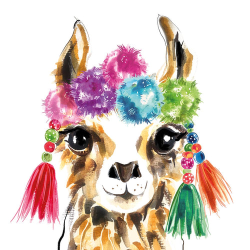 Servietten "Hey Lama"