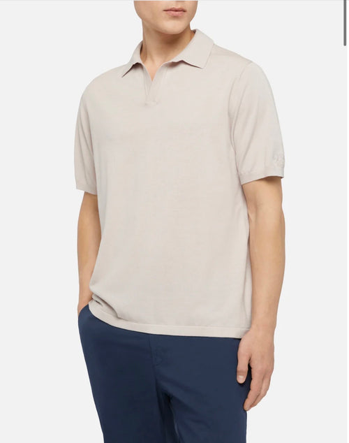 Polo Strickshirt "Sloan" stone