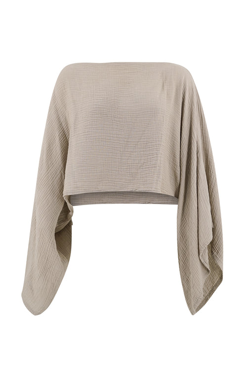 Top Wide "Auralea" Taupe
