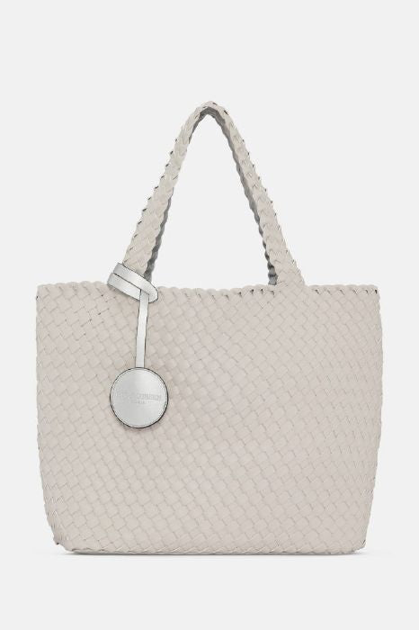 Ilse Jacobsen vegane Wendeledertasche silber