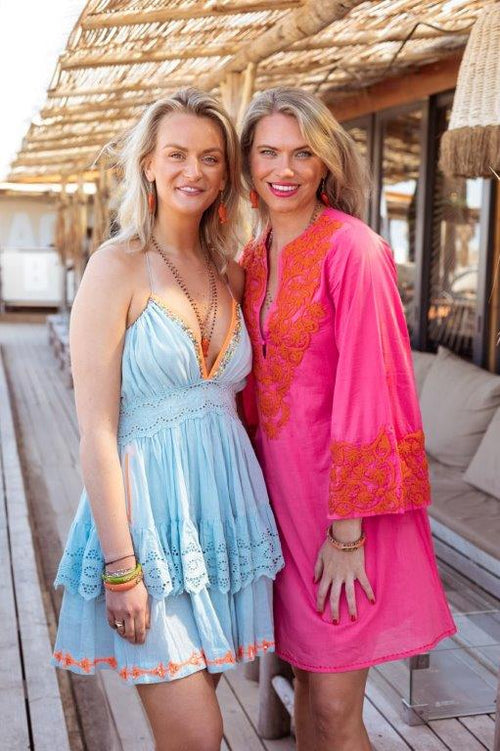 Tunika Dress "Pink loves Coral"