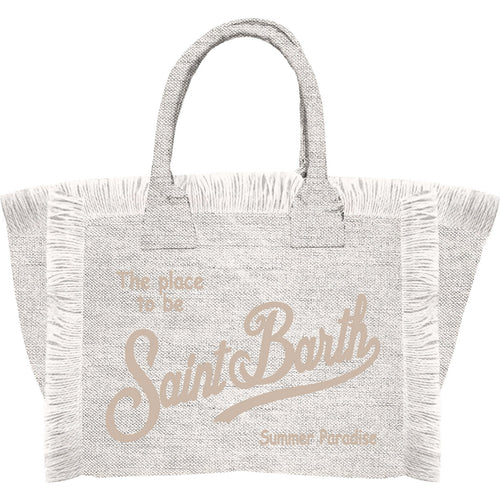 Tasche Vanity Large Linen White
