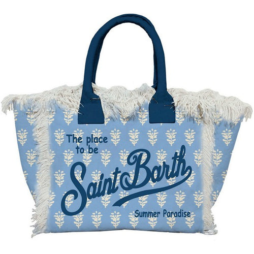 Tasche Vanity Canvas Large "Radical Buti" light blue