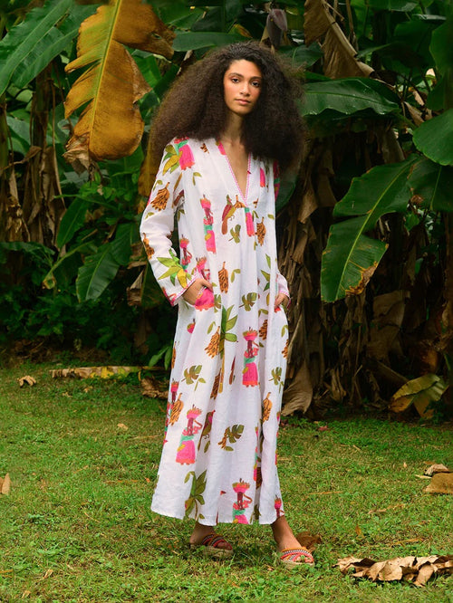 Dress Sandalwood "Guanabana and Nimo"