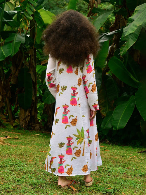 Dress Sandalwood "Guanabana and Nimo"