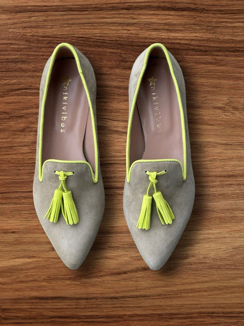 Tassel Loafer Fumo/Lime