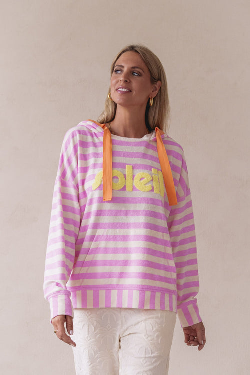 Sweatshirt Frottee "Stripes Soleil"
