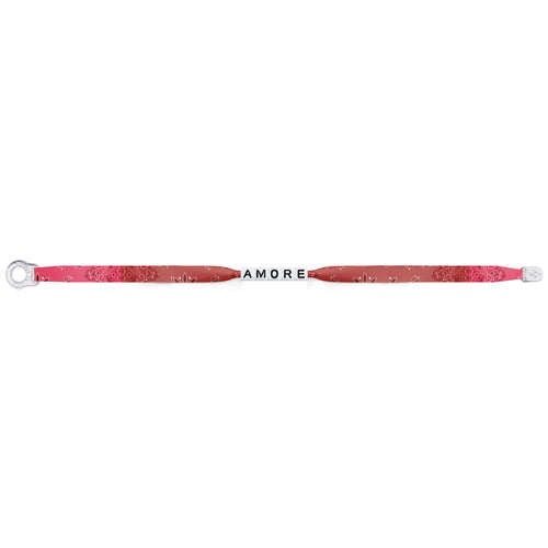 Sorbet Silk Bandana Bracelet "Amore"