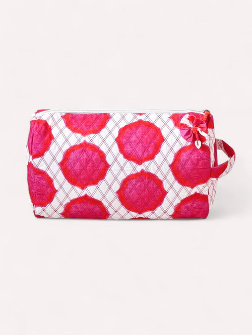 Wash Bag Ikat Pink
