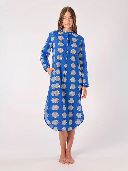Kaftan Cedar Blue Shells