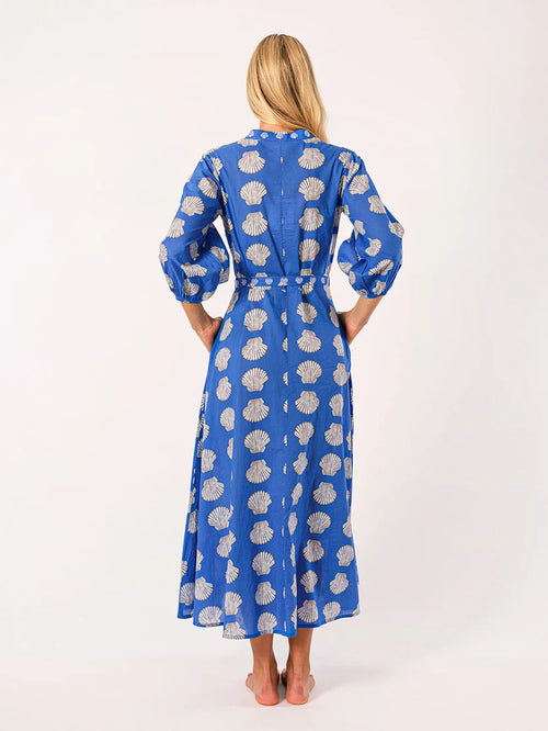 Marigold Dress "Blue Shell"