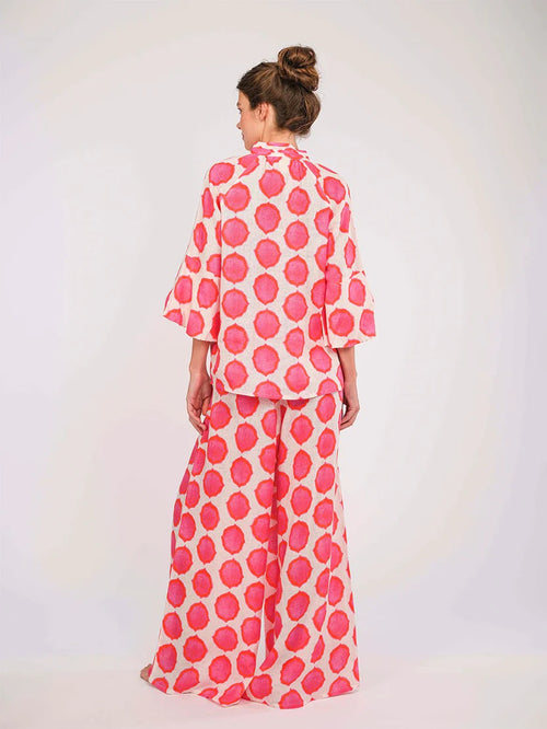Hose Majoran Ikat pink