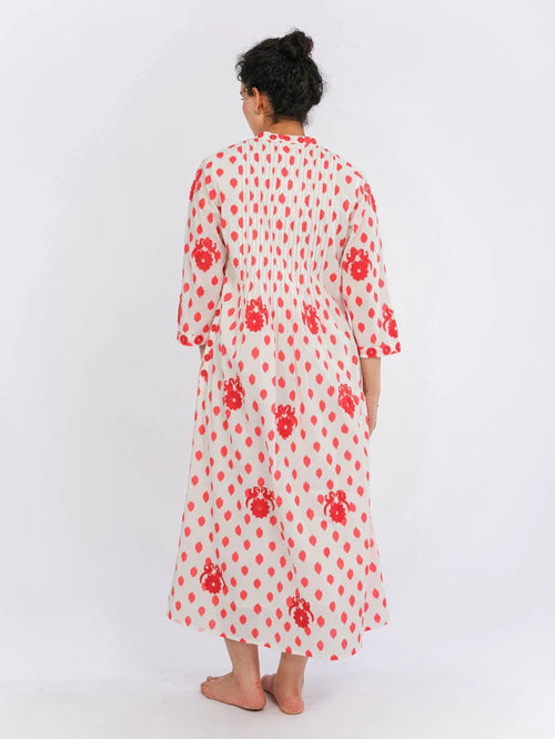 Dress Woodruff Dots red Birds