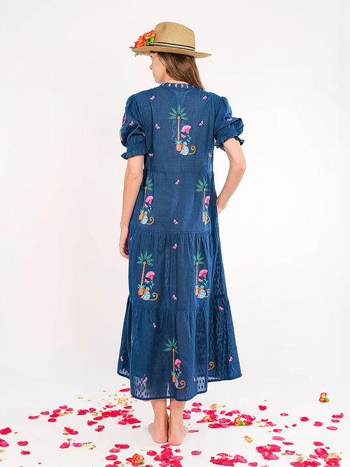 Dress Flaming Katy "Monkey" navy