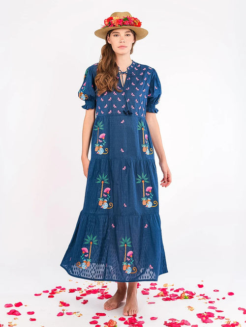 Dress Flaming Katy "Monkey" navy