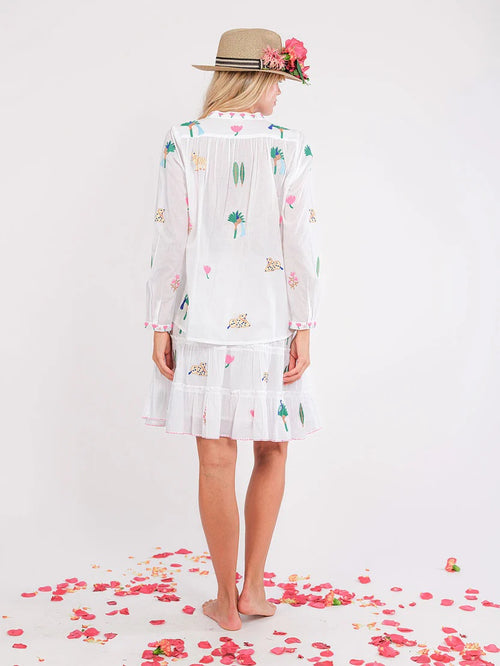 Columbia Blouse "White Jungle"