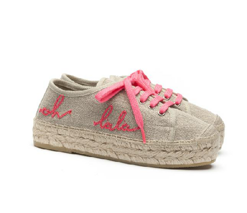Espandrillo Sneaker "Oh Lala" pink