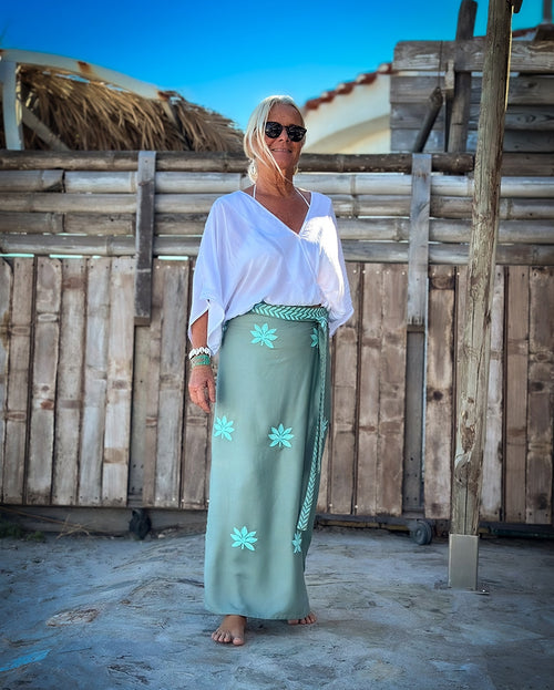 Wickel Rock Lotus Flower khaki/aqua