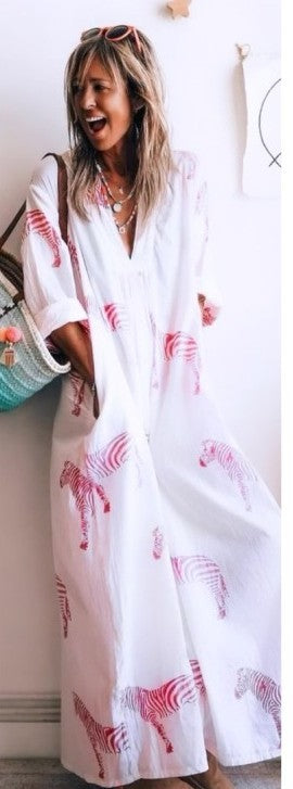 Kaftan Dress "Zebra"