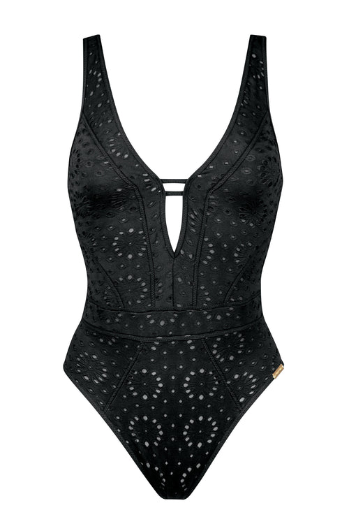 Badeanzug Riviera Notes deep black
