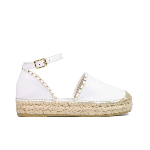 Espandrilles Flats white