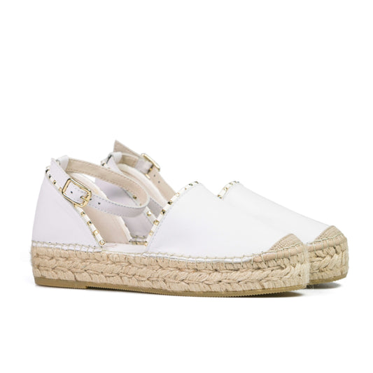 Espandrilles Flats white