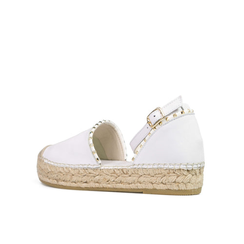 Espandrilles Flats white