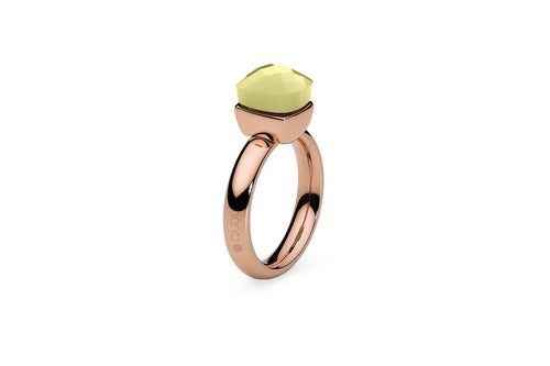 Ring Firenze rosegold gelb opal