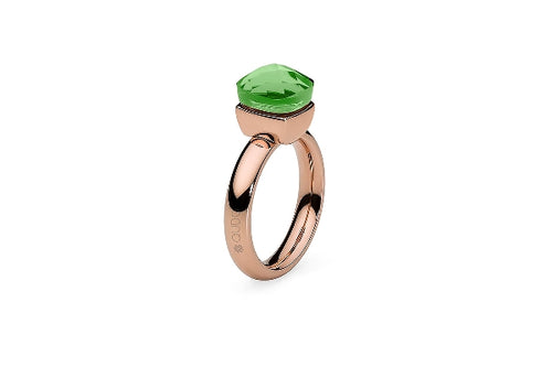 Ring Firenze rosegold peridot grün