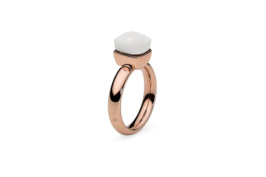 Ring Firenze rosegold white pearl