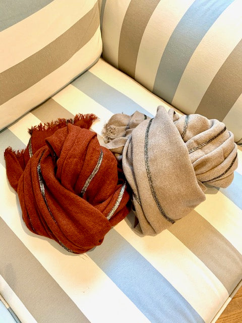 Schal Golden Stripes