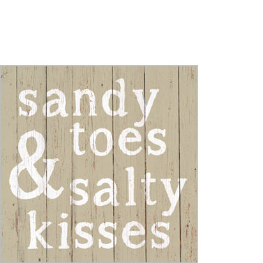 Cocktailservietten Sandy Toes