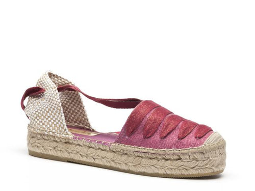 Espandrilles pink flat