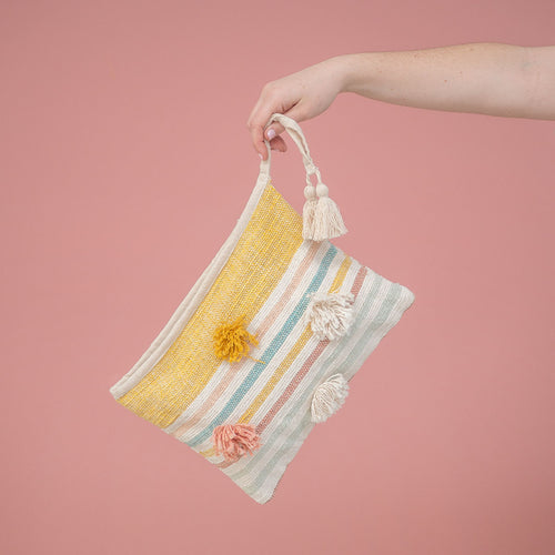 Clutch  Sunny Pom Poms