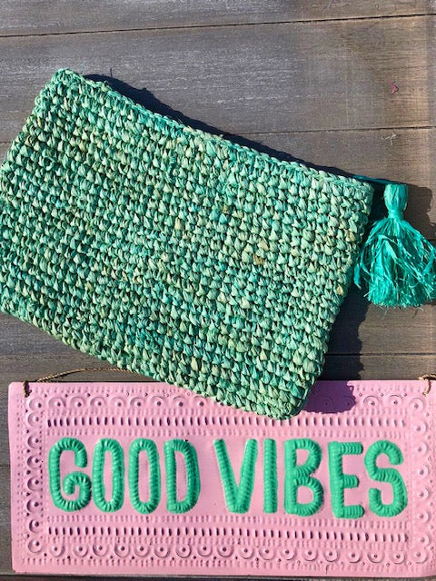 Clutch Bast plain Medium
